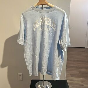 Nike baby blue loose fit tee